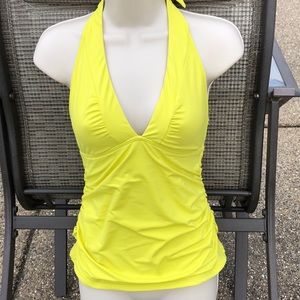 NWOT Athleta tankini, yellow, Size S